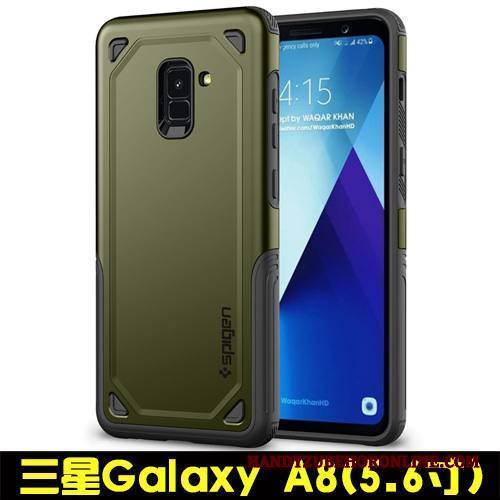 Samsung Galaxy A8 2018 Kuori 说 All Inclusive Liiketoiminta Kotelo Suojaus Kova Puhelimen Kuoret