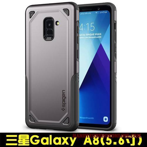 Samsung Galaxy A8 2018 Kuori 说 All Inclusive Liiketoiminta Kotelo Suojaus Kova Puhelimen Kuoret