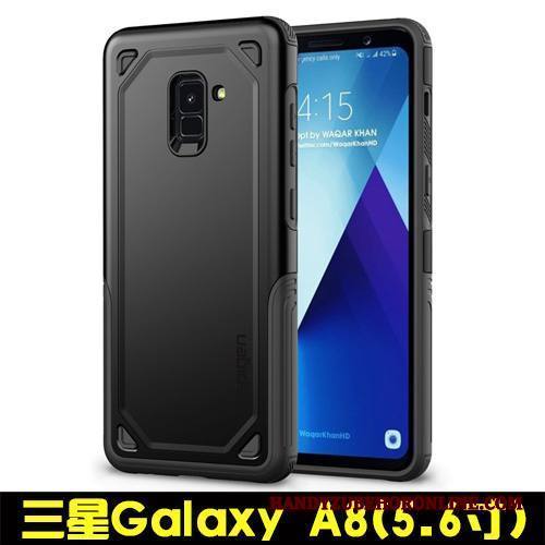 Samsung Galaxy A8 2018 Kuori 说 All Inclusive Liiketoiminta Kotelo Suojaus Kova Puhelimen Kuoret