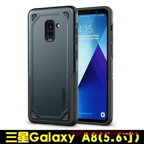 Samsung Galaxy A8 2018 Kuori 说 All Inclusive Liiketoiminta Kotelo Suojaus Kova Puhelimen Kuoret