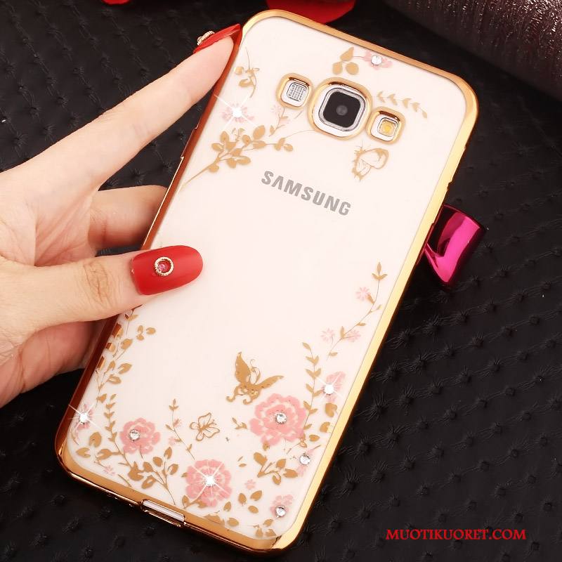 Samsung Galaxy A8 Kuori Strassi Kulta Rengas Kotelo Puhelimen Kuoret Tähti