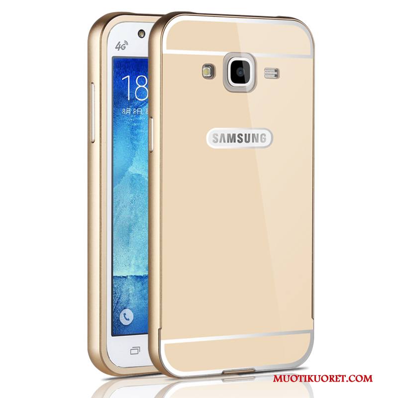 Samsung Galaxy J5 2015 Kehys Kotelo Kova Hopea Ohut Tähti Kuori