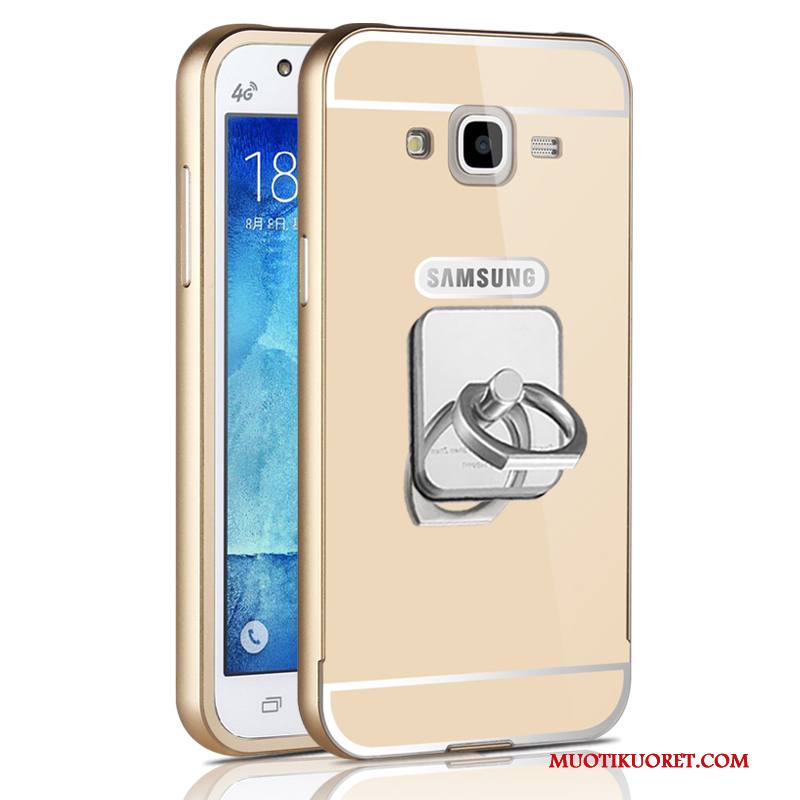 Samsung Galaxy J5 2015 Kehys Kotelo Kova Hopea Ohut Tähti Kuori