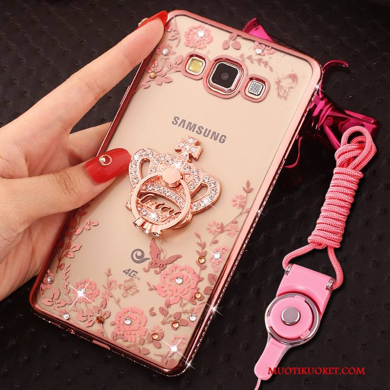 Samsung Galaxy J5 2016 Kuori Kotelo Tähti Hemming Rhinestone Inlay Puhelimen Kuoret Strassi Jauhe