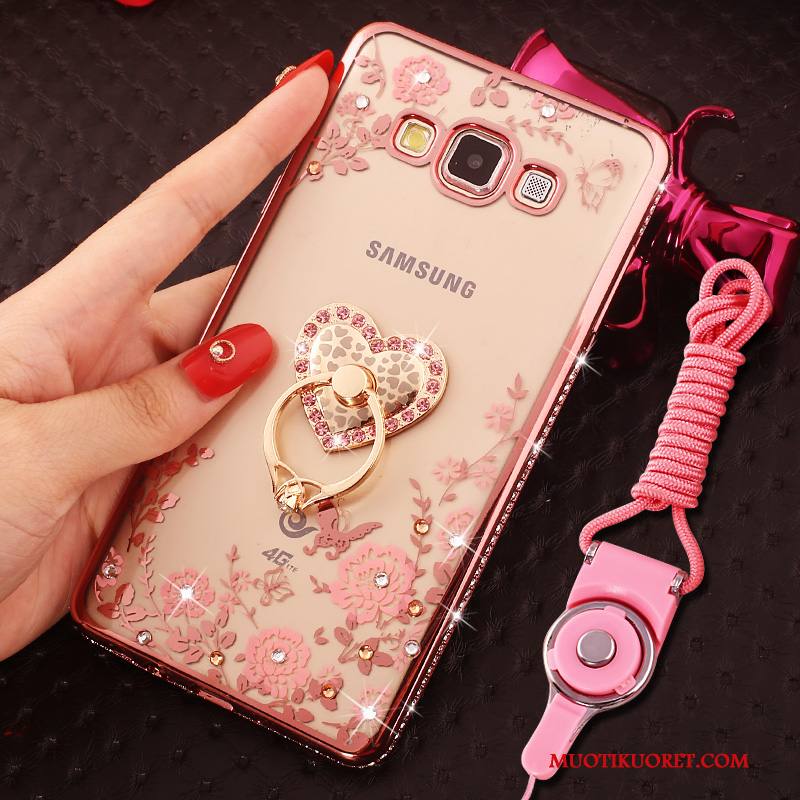 Samsung Galaxy J5 2016 Kuori Kotelo Tähti Hemming Rhinestone Inlay Puhelimen Kuoret Strassi Jauhe