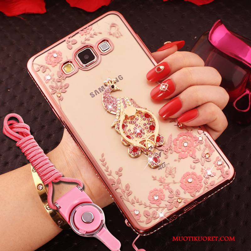 Samsung Galaxy J5 2016 Kuori Kotelo Tähti Hemming Rhinestone Inlay Puhelimen Kuoret Strassi Jauhe