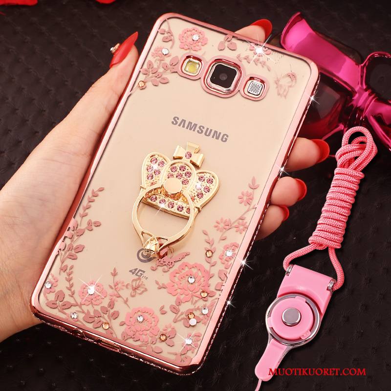 Samsung Galaxy J5 2016 Kuori Kotelo Tähti Hemming Rhinestone Inlay Puhelimen Kuoret Strassi Jauhe