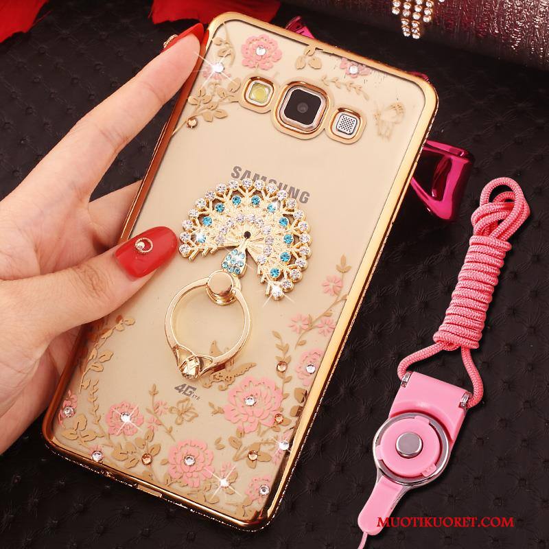 Samsung Galaxy J5 2016 Kuori Kotelo Tähti Hemming Rhinestone Inlay Puhelimen Kuoret Strassi Jauhe