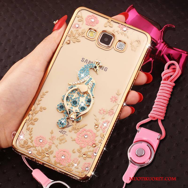 Samsung Galaxy J5 2016 Kuori Kotelo Tähti Hemming Rhinestone Inlay Puhelimen Kuoret Strassi Jauhe