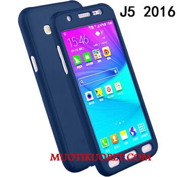 Samsung Galaxy J5 2016 Kuori Murtumaton Kulta Kova Tähti Suojaus Kotelo Trendi