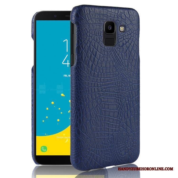 Samsung Galaxy J6 Puhelimen Kuoret Vihreä Kova Pesty Suede Kuori Kotelo Suojaus