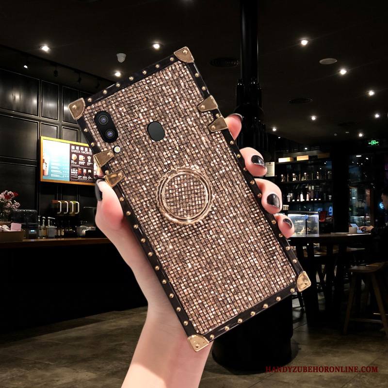 Samsung Galaxy M20 Kuori Uusi Rhinestone Inlay Punainen Tila Vuosikerta Puhelimen Kuoret Net Red