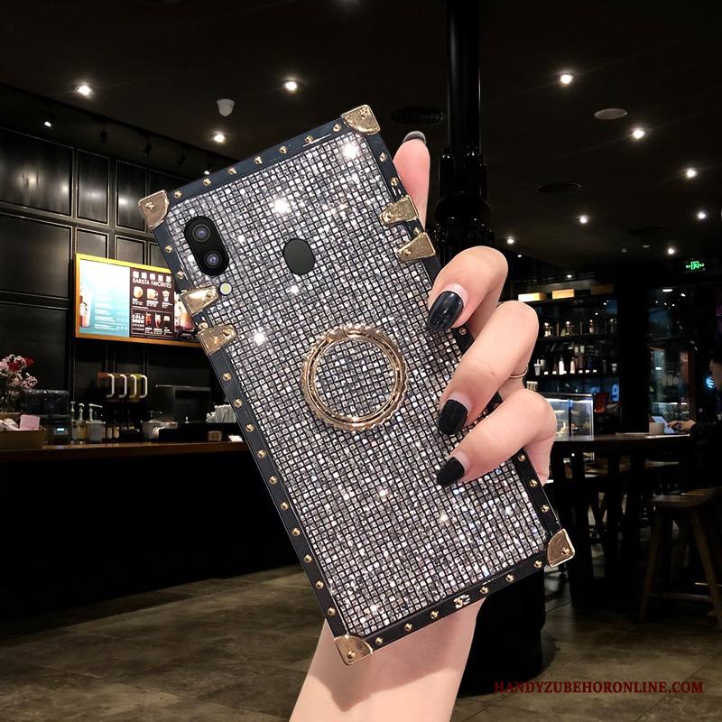 Samsung Galaxy M20 Kuori Uusi Rhinestone Inlay Punainen Tila Vuosikerta Puhelimen Kuoret Net Red