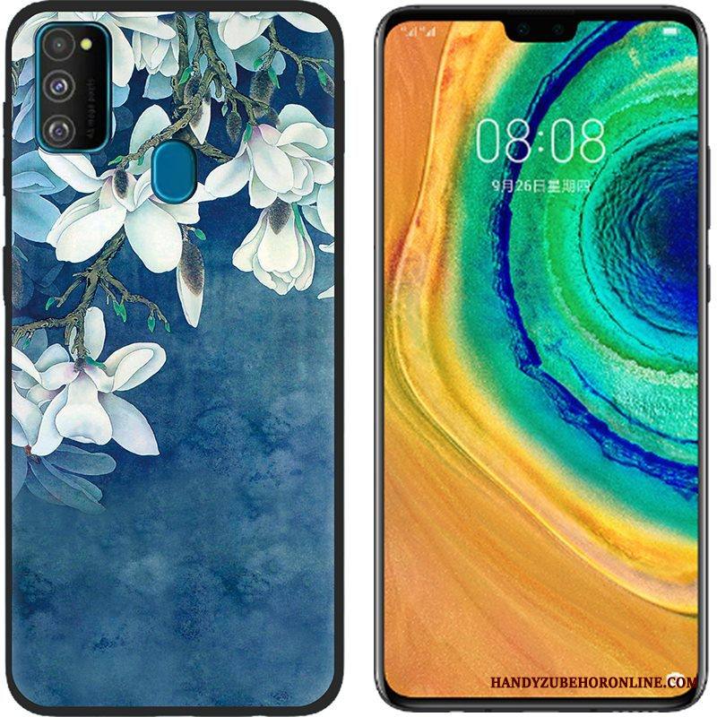 Samsung Galaxy M30s Kuori Kotelo Jauhe Tähti Pehmeä Neste Maalaus Puhelimen Kuoret Murtumaton