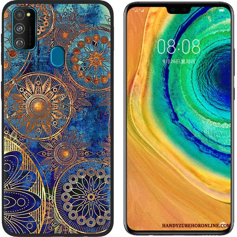 Samsung Galaxy M30s Kuori Kotelo Jauhe Tähti Pehmeä Neste Maalaus Puhelimen Kuoret Murtumaton