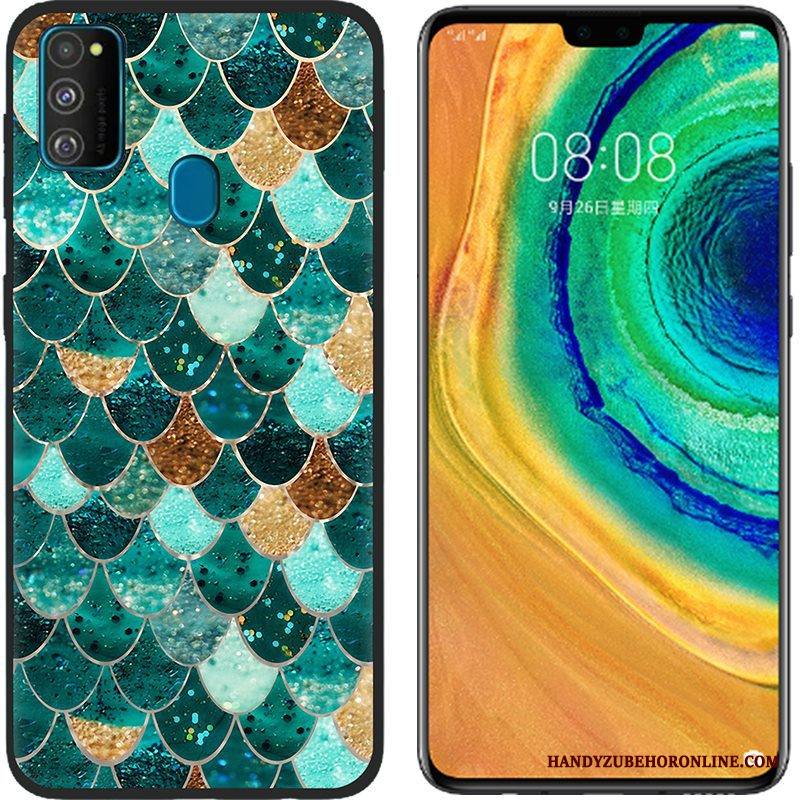 Samsung Galaxy M30s Kuori Kotelo Jauhe Tähti Pehmeä Neste Maalaus Puhelimen Kuoret Murtumaton