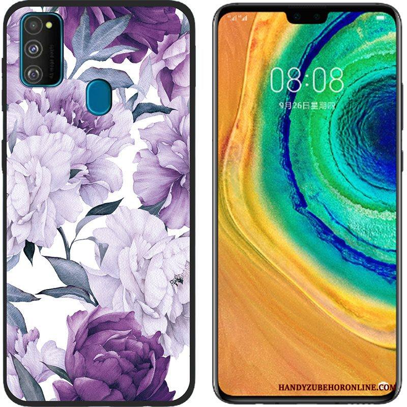 Samsung Galaxy M30s Kuori Kotelo Jauhe Tähti Pehmeä Neste Maalaus Puhelimen Kuoret Murtumaton