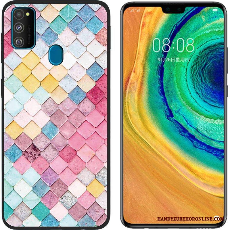 Samsung Galaxy M30s Kuori Kotelo Jauhe Tähti Pehmeä Neste Maalaus Puhelimen Kuoret Murtumaton