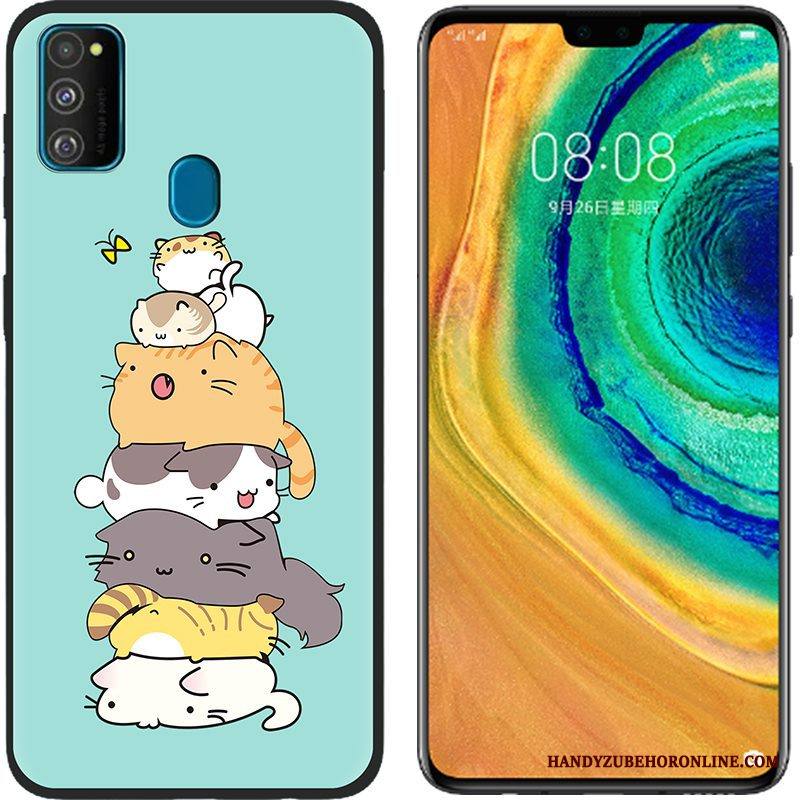 Samsung Galaxy M30s Kuori Kotelo Jauhe Tähti Pehmeä Neste Maalaus Puhelimen Kuoret Murtumaton