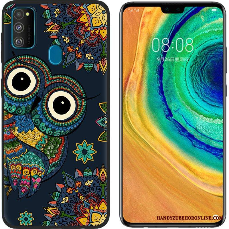 Samsung Galaxy M30s Kuori Kotelo Jauhe Tähti Pehmeä Neste Maalaus Puhelimen Kuoret Murtumaton