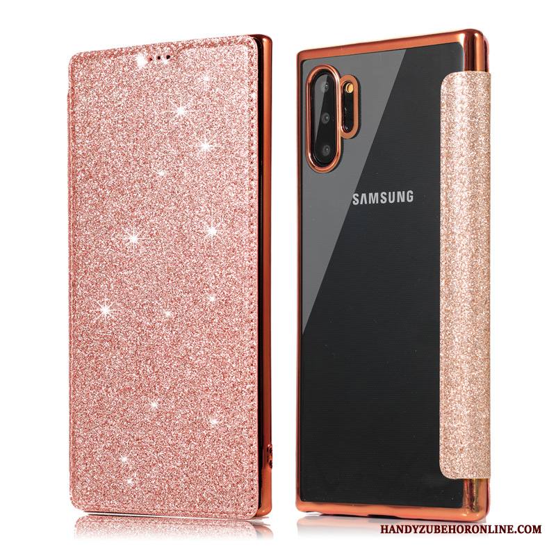 Samsung Galaxy Note 10+ Kuori Puhelimen Musta Kotelo Tähti