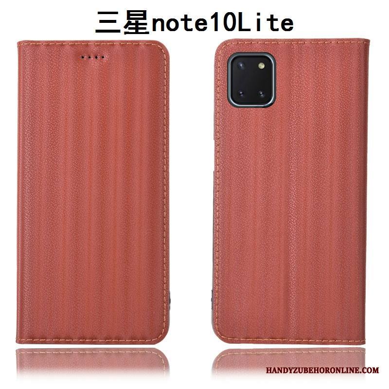 Samsung Galaxy Note 10 Lite Kuori Kaltevuus Kukkakuvio Murtumaton Viini Punainen All Inclusive Puhelimen Kuoret Tähti