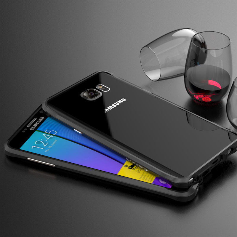 Samsung Galaxy Note 5 Kuori Kehys Puhelimen Kuoret Yksinkertainen Suojaus Kotelo Murtumaton Ultra