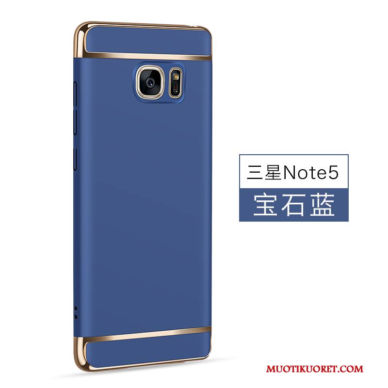 Samsung Galaxy Note 5 Kuori Suojaus Kotelo Pesty Suede Puhelimen Kuoret Pinkki Kulta Uusi