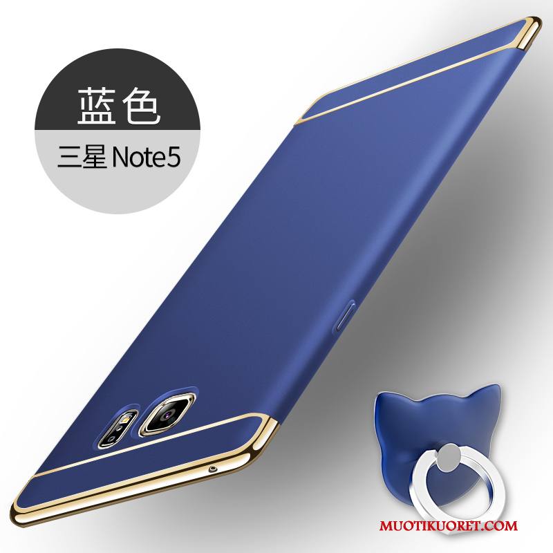 Samsung Galaxy Note 5 Kuori Tähti Murtumaton Suojaus Sininen Kotelo Kova Persoonallisuus