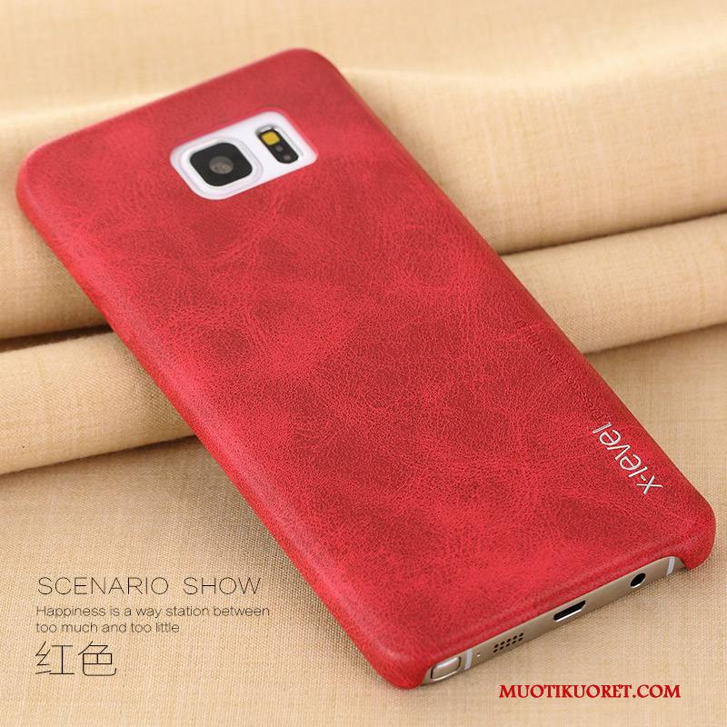 Samsung Galaxy Note 5 Kuori Ultra Kotelo Tähti Punainen Puhelimen Kuoret Murtumaton Ohut