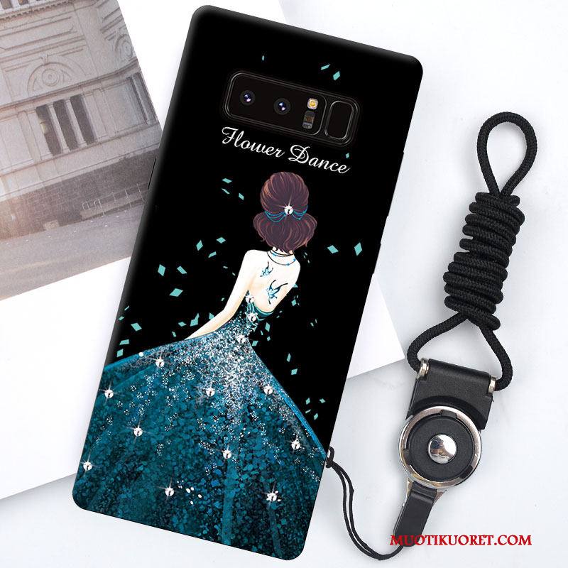 Samsung Galaxy Note 8 Kuori Murtumaton Puhelimen Kuoret Pesty Suede Persoonallisuus Suojaus All Inclusive Ripustettavat Koristeet