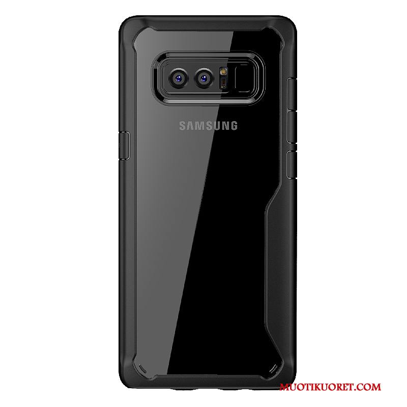 Samsung Galaxy Note 8 Kuori Ohut Puhelimen Kuoret Musta Suojaus All Inclusive Luova Silikoni