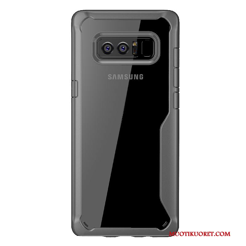 Samsung Galaxy Note 8 Kuori Ohut Puhelimen Kuoret Musta Suojaus All Inclusive Luova Silikoni