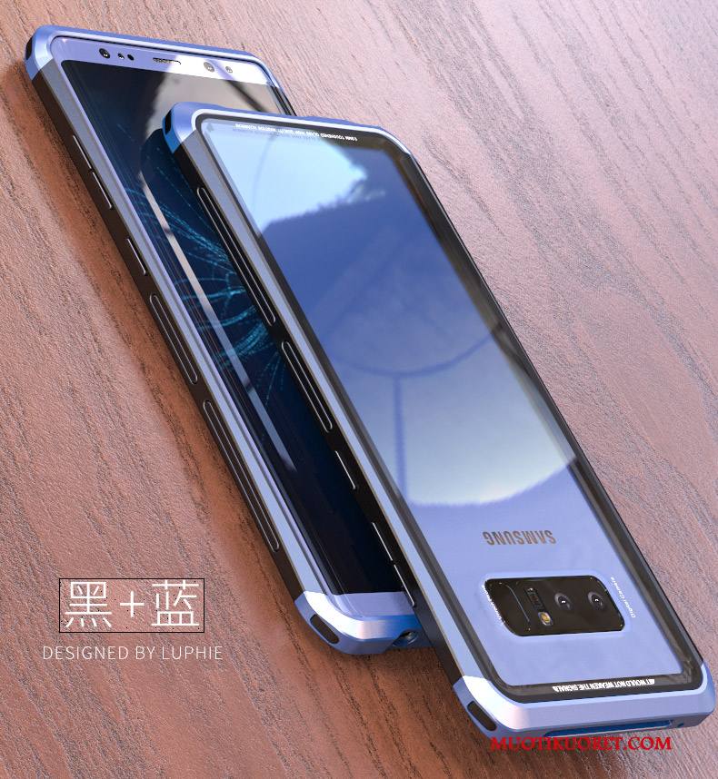 Samsung Galaxy Note 8 Kuori Persoonallisuus Kehys All Inclusive Murtumaton Metalli Puhelimen Kuoret Suojaus