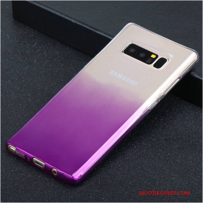 Samsung Galaxy Note 8 Kuori Suojaus Murtumaton Tähti Luova Uusi Pehmeä Neste Violetti