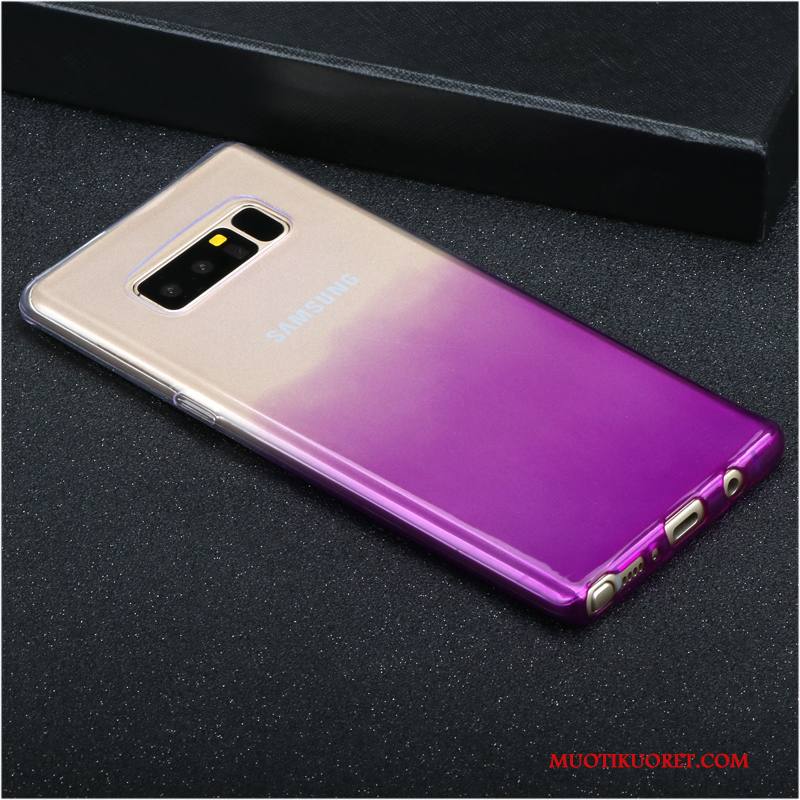 Samsung Galaxy Note 8 Kuori Suojaus Murtumaton Tähti Luova Uusi Pehmeä Neste Violetti