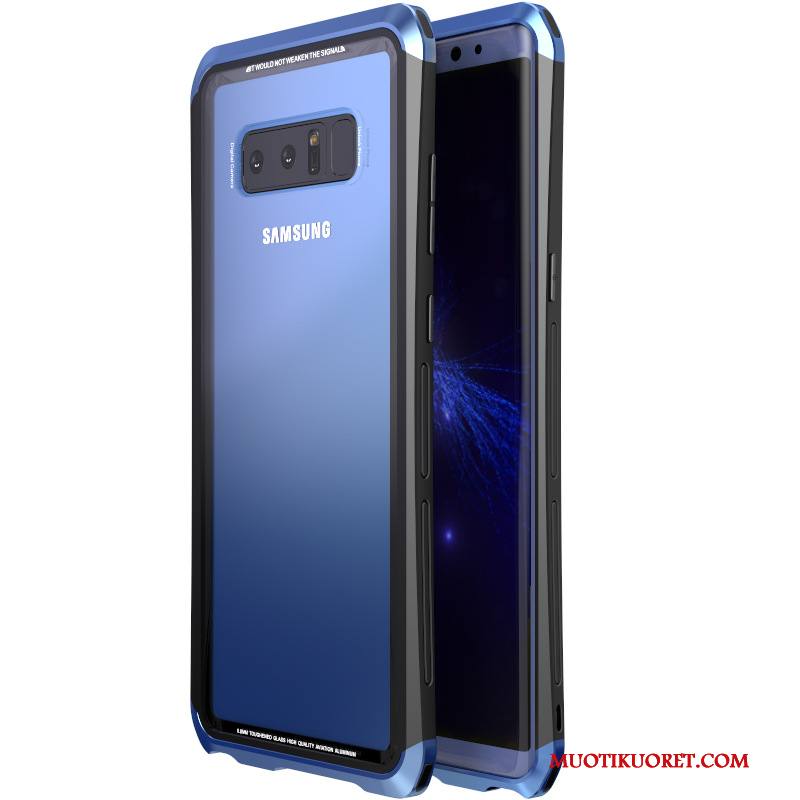 Samsung Galaxy Note 8 Metalli Murtumaton Kuori Tähti Kotelo Kova Kehys