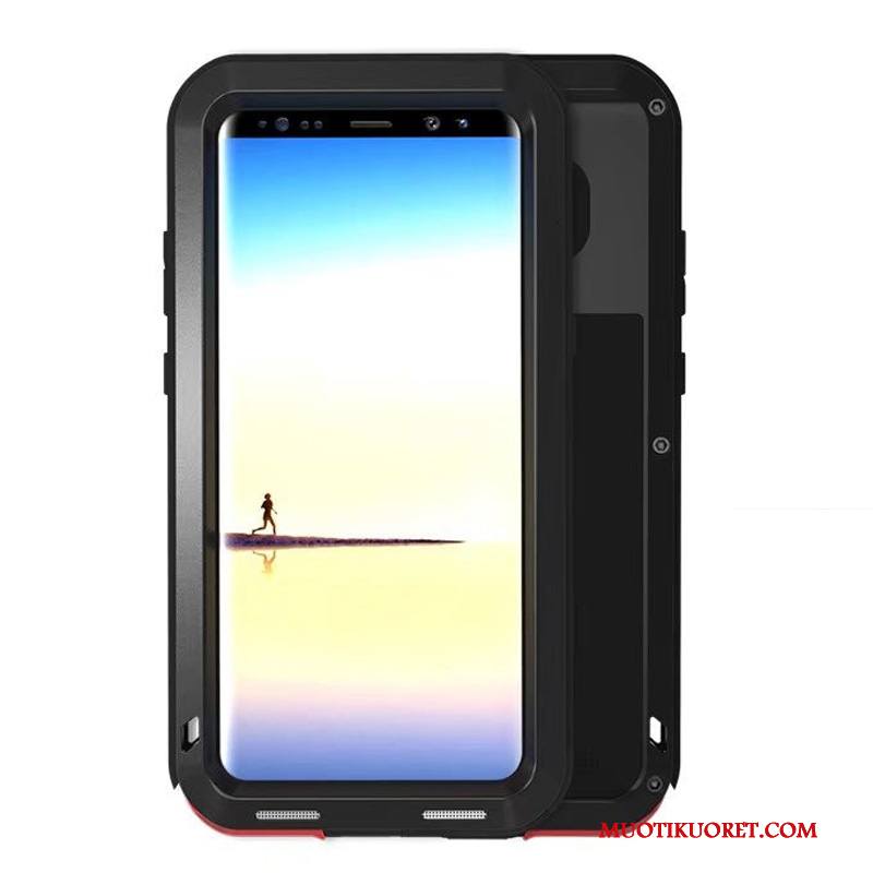 Samsung Galaxy Note 8 Metalli Puhelimen All Inclusive Kuori Tähti Kehys Kotelo