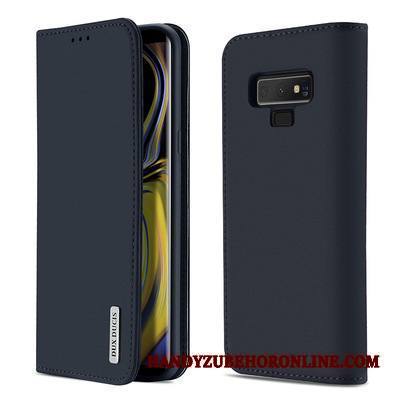 Samsung Galaxy Note 9 Kuori Kuoret Nahkakotelo Aito Nahka Trendi Tähti Keltainen Ylellisyys