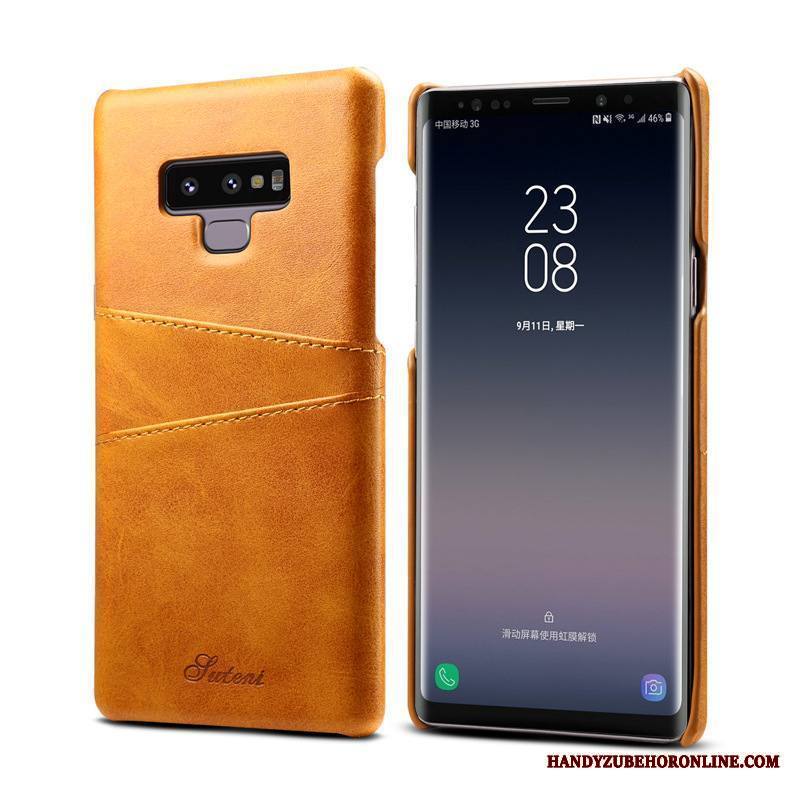 Samsung Galaxy Note 9 Kuori Sininen Vuosikerta Tähti Kortti Puhelimen Kuoret