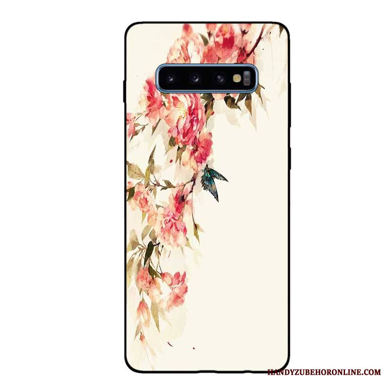 Samsung Galaxy S10 Kuori Kustannukset Pesty Suede Pehmeä Neste Kotelo All Inclusive Muokata Puhelimen Kuoret