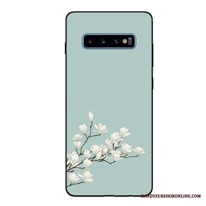 Samsung Galaxy S10 Kuori Kustannukset Pesty Suede Pehmeä Neste Kotelo All Inclusive Muokata Puhelimen Kuoret