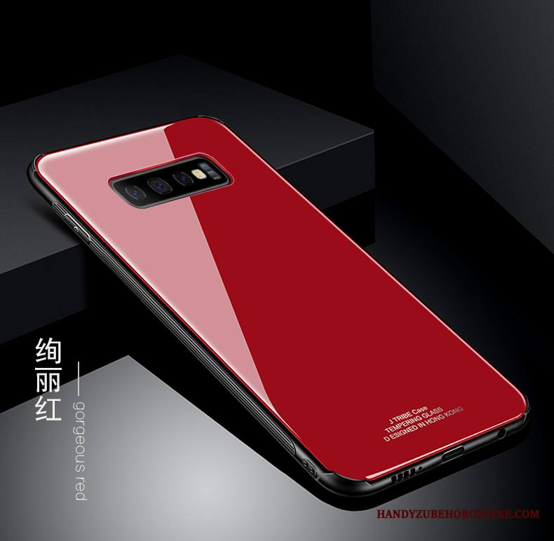 Samsung Galaxy S10 Kuori Persoonallisuus Net Red Luova Silikoni Tähti Läpinäkyvä Tide-brändi