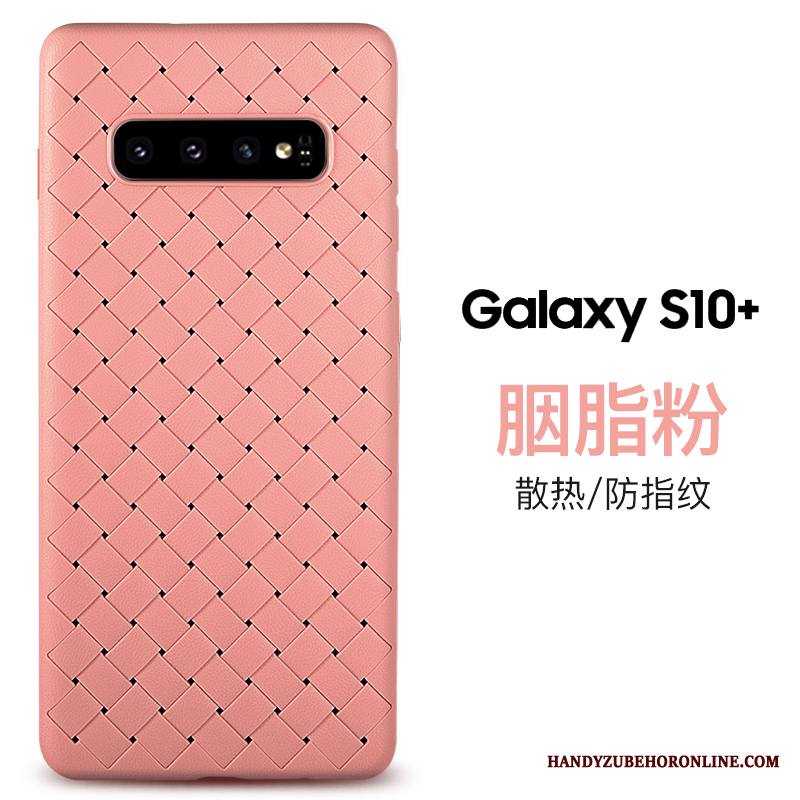 Samsung Galaxy S10+ Kuori Persoonallisuus Suojaus Tähti Hengittävä All Inclusive Murtumaton Kudonta