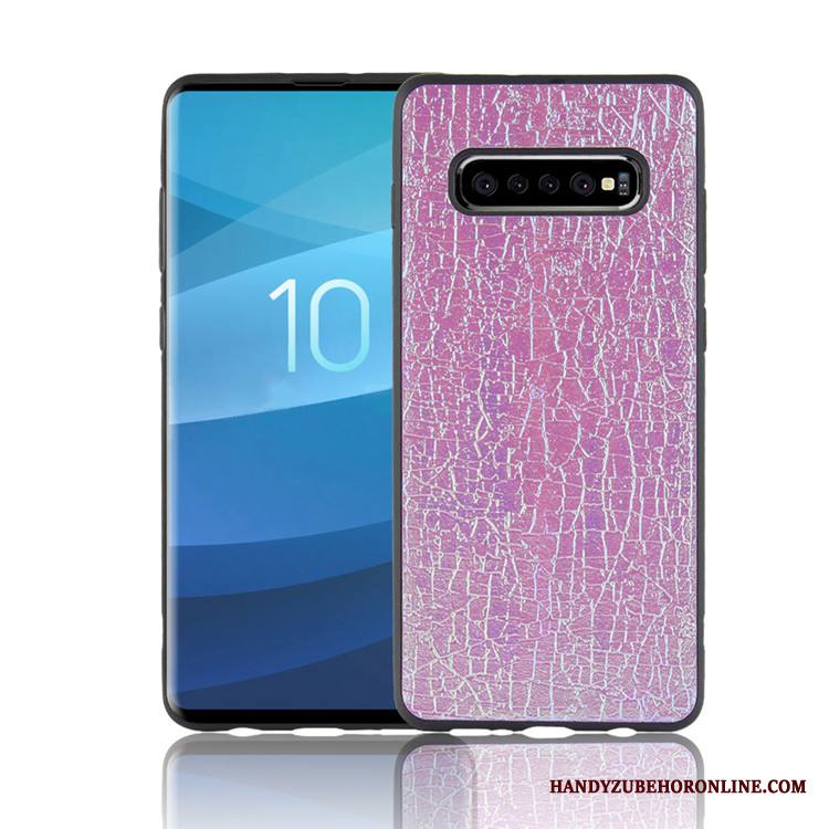 Samsung Galaxy S10 Väriset Kotelo Musta Luova Persoonallisuus Tähti Kuori