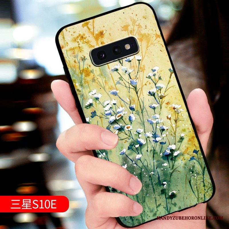 Samsung Galaxy S10e Kuori Kotelo Kohokuviointi Uusi Suojaus Tähti Trendi All Inclusive