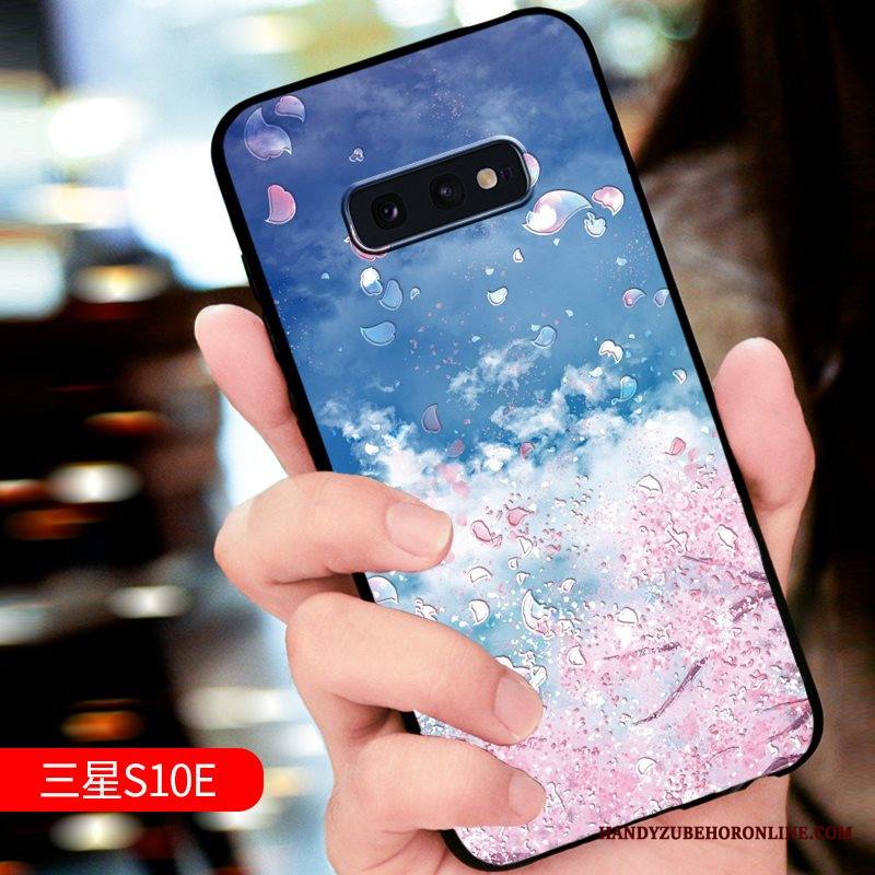 Samsung Galaxy S10e Kuori Kotelo Kohokuviointi Uusi Suojaus Tähti Trendi All Inclusive