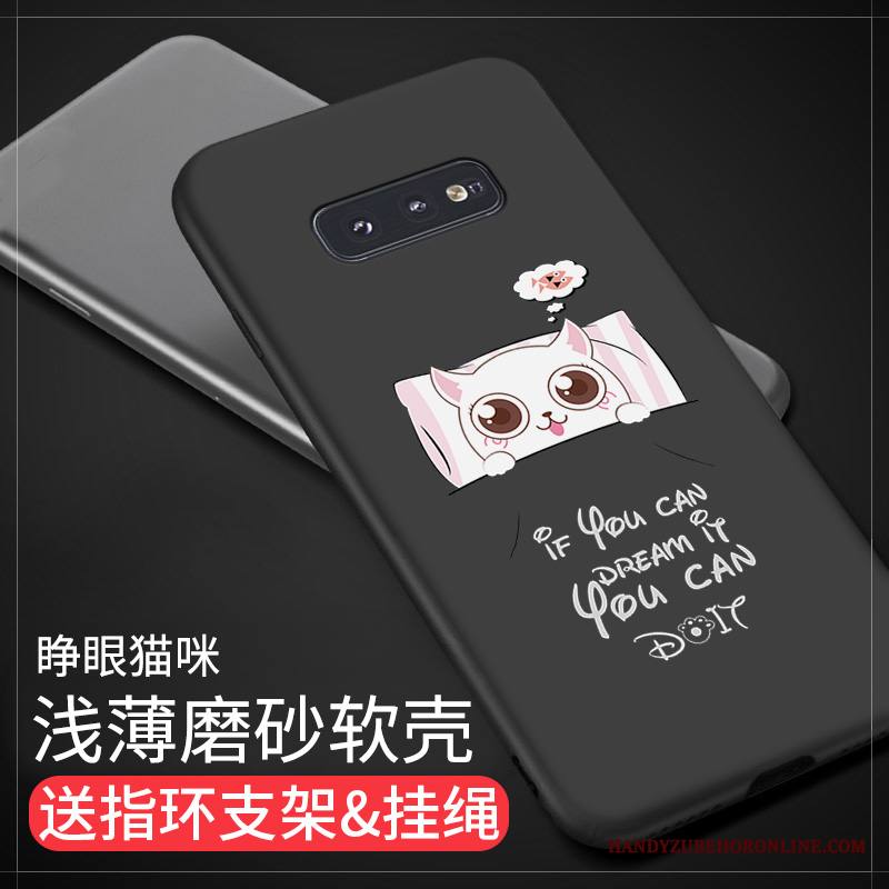 Samsung Galaxy S10e Pesty Suede Suojaus Tila Kuori Murtumaton Luova Yksinkertainen