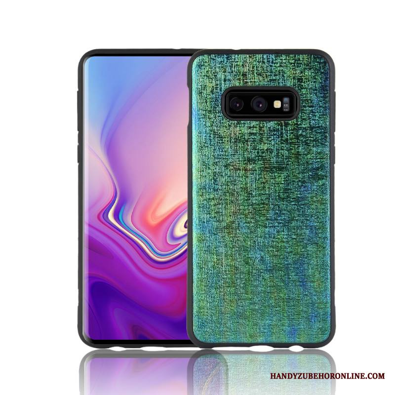 Samsung Galaxy S10e Puhelimen Kuoret Kuori Oranssi Väriset All Inclusive Keltainen Pehmeä Neste