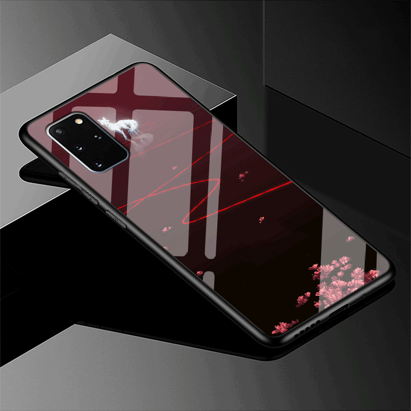 Samsung Galaxy S20+ Kuori Suojaus Kotelo Puhelimen Kuoret Malli Lasi Pehmeä Neste Tähti